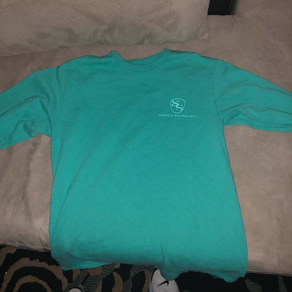 Gorgeous Blue Simply Southern Tshirt